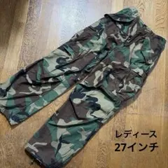T様専用迷彩戦闘服 カーゴパンツ複数ポケット付き27インチ 米軍使用