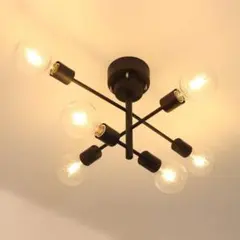 ニトリ 5灯 ペンダントライト シンプリ BK 278P-5 LED電球付属 - メルカリ