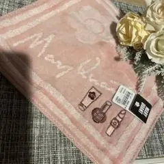 MARY QUANT タオルハンカチ コスメ柄 ピンクのサムネイル