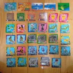 ポケモンピカチュウ３Ｄレンチキュラーカード、シール