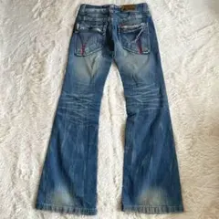 OOs ⭐︎Lolita Jeans ⭐︎flare denim⭐︎ y2k ⭐︎27のサムネイル