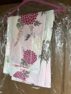 花柄 ピンク 浴衣 単品