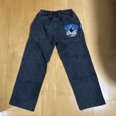 ダークグレー デニムパンツ