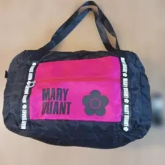 MARY QUANT ボストンバッグ ピンク/ブラック