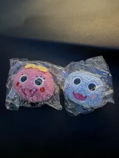 カプセルトイ　ざわざわ森のがんこちゃん　ぬいぐるみボールチェーン　2種