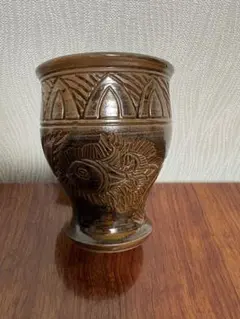 萩焼 古谷開真作 龍模様湯飲み 新品未使用品 - メルカリ
