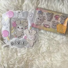 TWICE LOVELYS DAVELY カードホルダー　シールセット