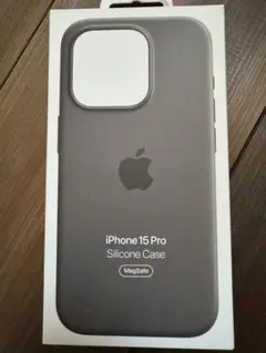 値下げ！iPhone 15 Pro 純正シリコンケース （クレイ）