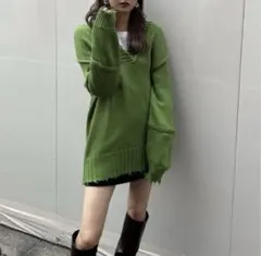 EMODA Vネックニット