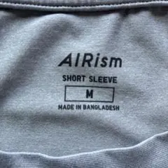 UNIQLO AIRism クルーネックTシャツ グレー Mサイズのサムネイル