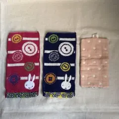 3枚セット♪ハーフハンカチ　ミッフィー　ガーゼ　リバティ