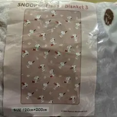 SNOOPYフランネルブランケット