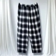 chocol raffine robe チェックワイドパンツ ウエストゴム Fのサムネイル