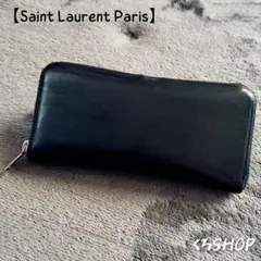 【Saint Laurent Paris】長財布 Long Wallet 黒