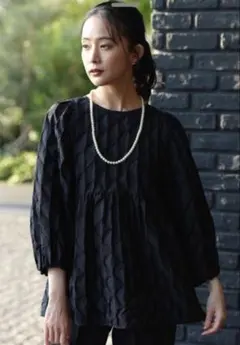 green label relaxing フクレジャカード ブラウス