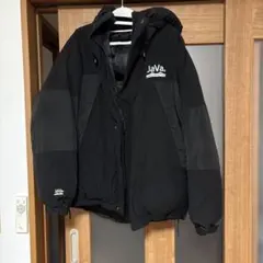 タイムセール‼️気まぐれ‼️JaVa. フード付き ブラックダウンジャケット