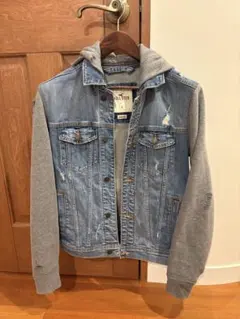 ホリスター　HOLLISTER ダメージ加工Gジャン　パーカー　サイズS