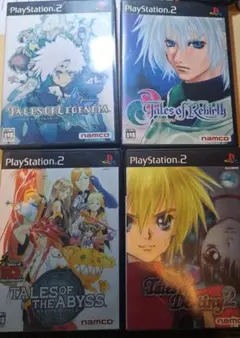 5 テイルズシリーズ PS2ソフト4本セット プレイステーション2