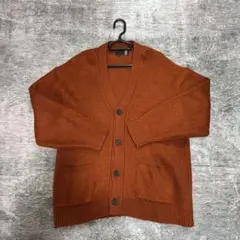 最終値下げ　即購入OK 冬服　オレンジニット　カーディガン　LAKOLE