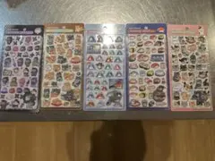 和柄　ボンボンドロップシール 5枚セット