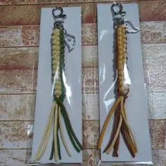 ゴルフティーホルダー　スエード調　2本　ハンドメイドキーホルダー