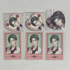 五木左京 RoseValentine 缶バッジ チェキ風カード