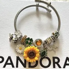 万博 ネパール館 PANDORA 風 チャームブレスレット ブレスレット 