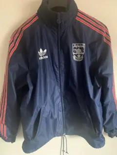 adidas Arsenal ナイロンジャケット Lサイズ ネイビー