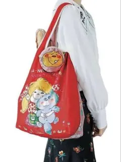 【新品未開封】水森亜土　亜土ちゃん　エコバッグ　ネコ