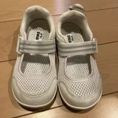 IFME イフミー 上履き 16.0 ホワイト　メッシュ マジックテープ