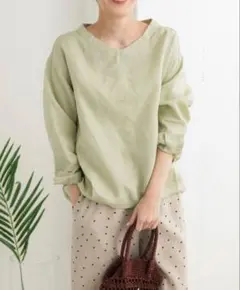 【新品タグ付き】アーバンリサーチドアーズ リネンバックタックプルオーバー