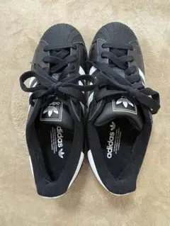 adidas SUPERSTAR ブラック/ホワイト 23.0