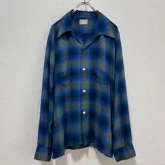 【スペシャル】60〜70's TOWNCRAFT オンブレ レーヨンシャツ L