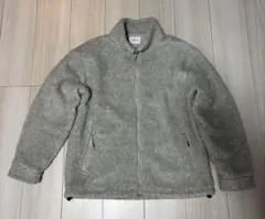 SHIPS any　 リサイクル ボア スタンドカラー ジップ ブルゾン