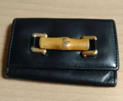 GUCCI バンブー キーケース 블랙