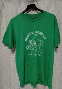 Tシャツ　90年代　70年代　古着　緑　L