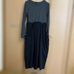 SUGAR SPOON ロングワンピース グレー・ブラック