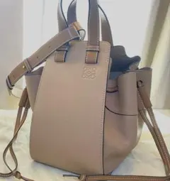 【正規品・美品】LOEWE ハンモックバッグ スモール サンド 保存袋付き
