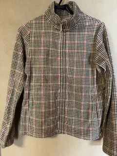 ユニクロ　チェック柄フリースジャケット