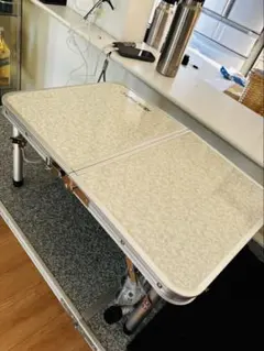 SOUTH FIELD 折りたたみBBQテーブル 125×80cm 焚き火台対応 - メルカリ