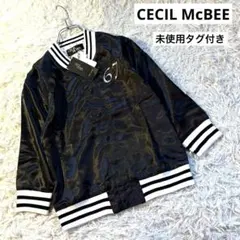 未使用タグ付き　CECIL McBEE ブラックジャケット　七分袖　Mサイズ