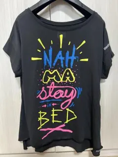 Reebok 半袖Tシャツ NAH MA stay in BEDのサムネイル