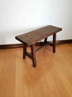 【職人手作り】木製フラワースタンド　幅60cm×高さ30cm　スツール　花台 職人手作り】木製フラワースタンド 幅60cm×高さ30cm スツール 花台
