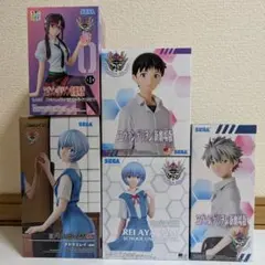 エヴァンゲリオン フィギュア シンジ レイ カヲル マリ 5体セット