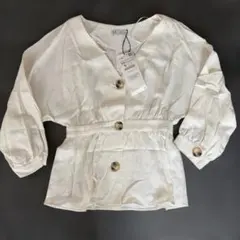 新品 ZARA TRF ブラウス ホワイト XSのサムネイル