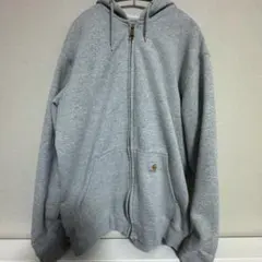 Carhartt ジップアップパーカー　グレー　M