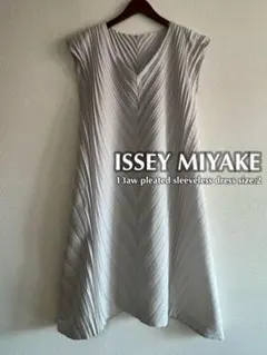 13aw ISSEY MIYAKE archive プリーツ マキシワンピース