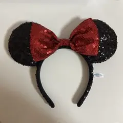 ディズニー カチューシャ ミニー スパンコール