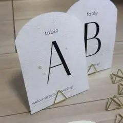 結婚式 テーブルサイン A-K セット