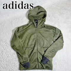 adidas クライマヒート フルジップフーディジャケット パーカー M